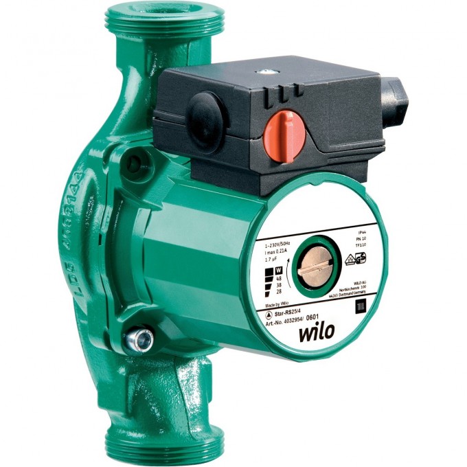 Циркуляционный насос WILO STAR-RS 25/4-RG 4035758 Циркуляционный насос WILO STAR-RS 25/4-RG 4035758